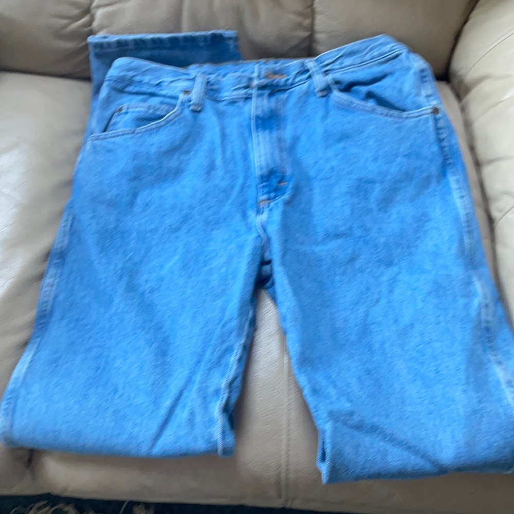 Wrangler blue jeans